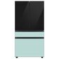 Samsung Bespoke Bespoke 4-Door French Door Refrigerator Middle Panel in Morning Blue Glass, , large