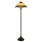 Cal Lighting Armscroft Tiffany Floor Lamp in Bronze, , large