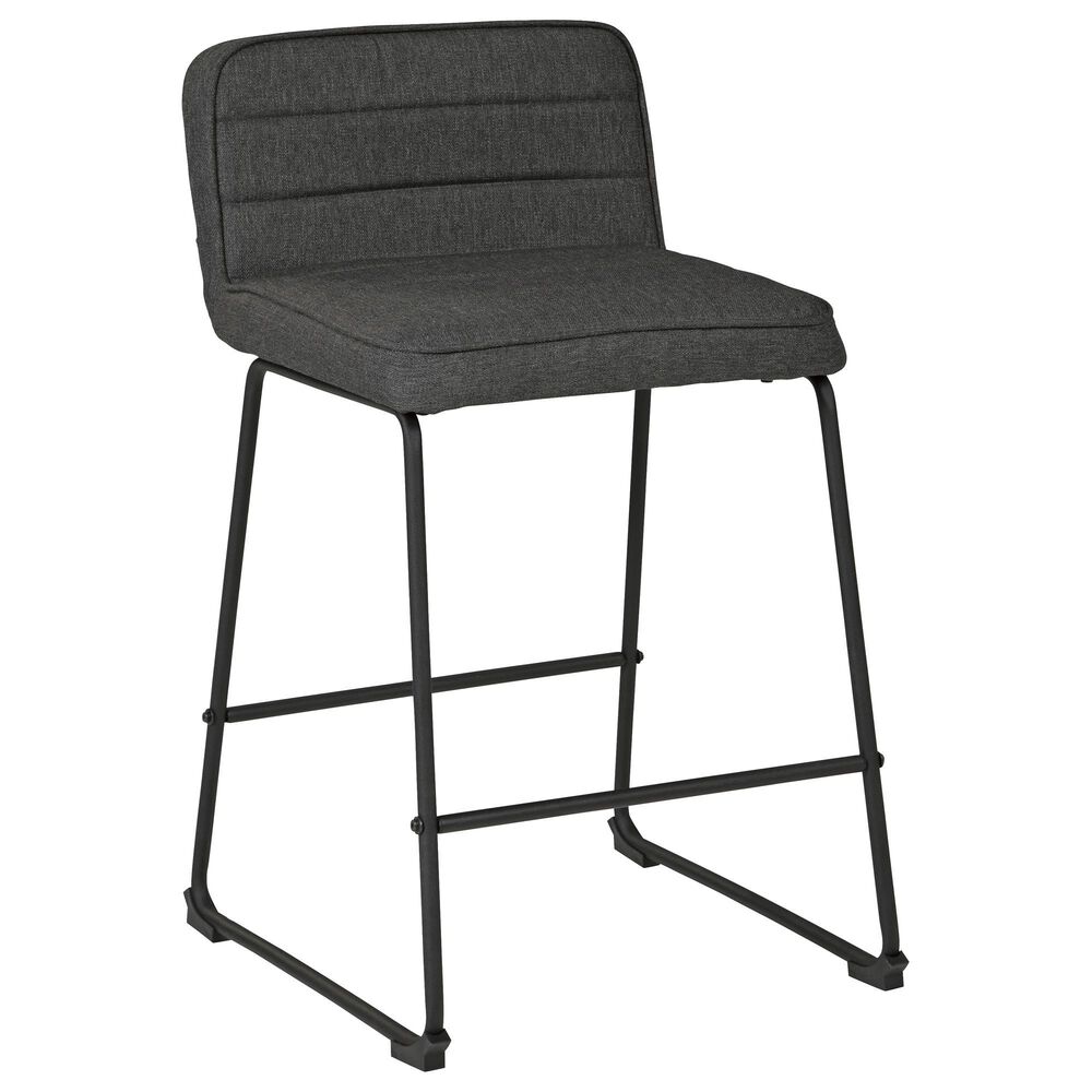 Signature Design by Ashley Nerison Counter Stool in Gray, , large