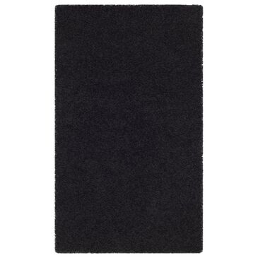 Safavieh Athens Shag SGA119K 3" x 5" Black Area Rug, , large