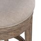 Belle Furnishings City Scape Upholstered Swivel Console Stool in Burnished Beige, , large