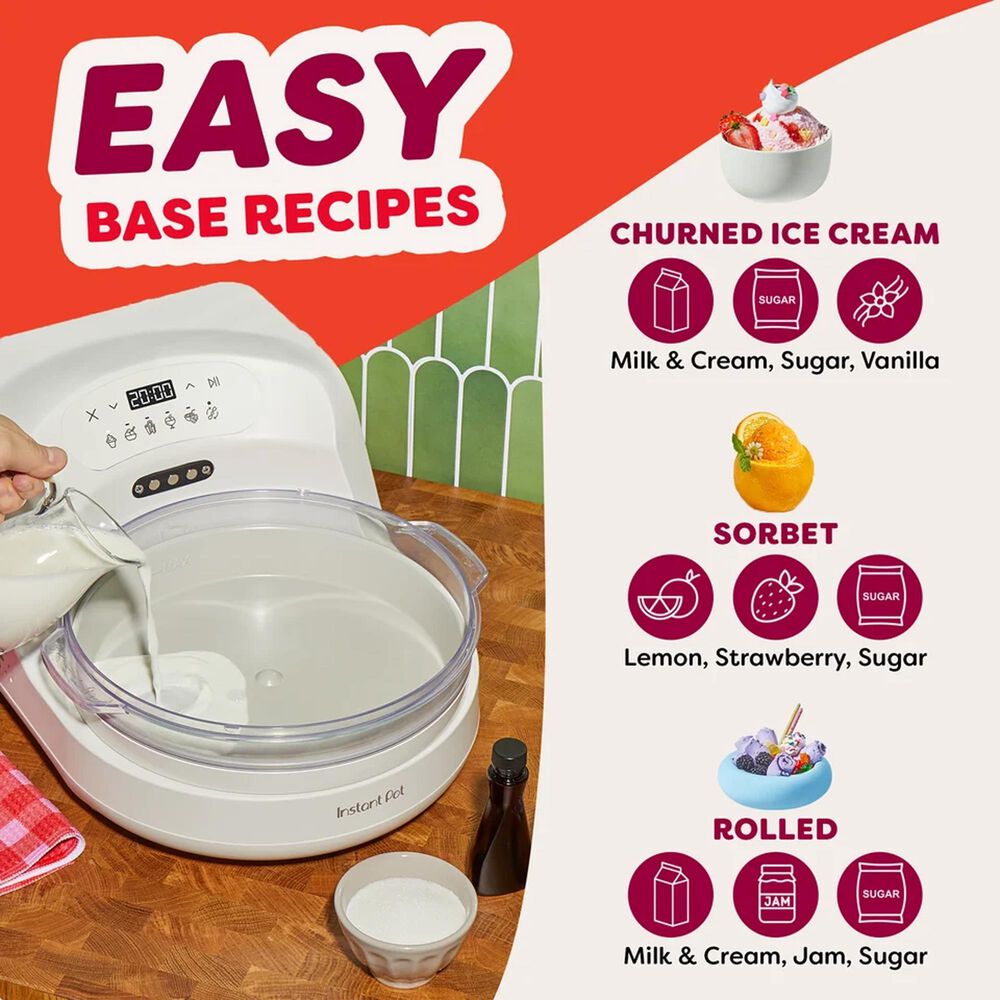 Instant Brands 13" Ice Cream Maker in Sea Salt, , large