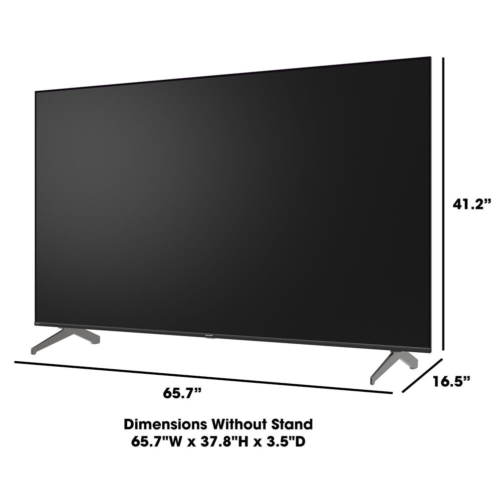 Sharp 75&quot; Class AQUOS QLED 4K Ultra HD Smart Xumo TV, , large
