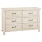 Eastern Shore Westfield 6-Drawer Dresser in Brushed White, , large