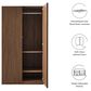 Modway Render 2-Door Wardrobe Closet in Walnut, , large