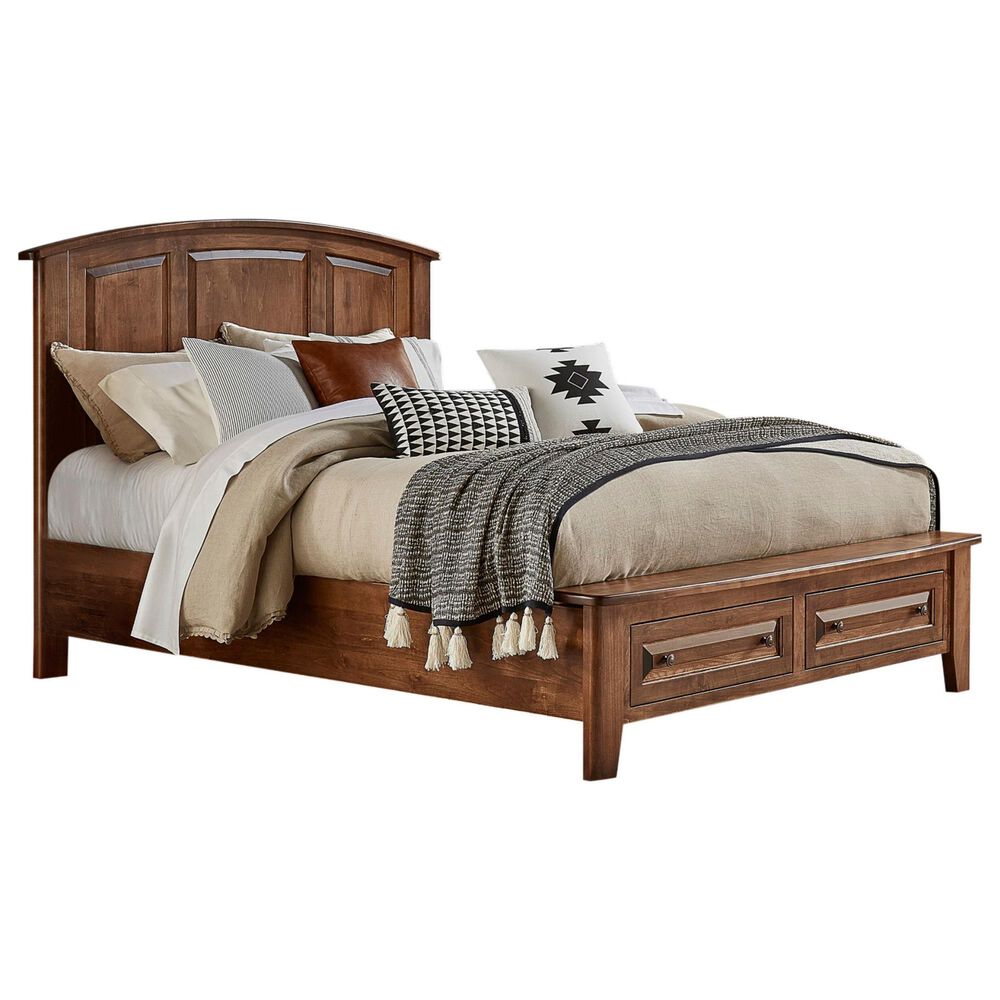 Archbold Furniture Company 3-Piece King Storage Bedroom Set in Maple Bark, , large