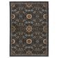 Oriental Weavers Aberdeen Floral 3"3" x 5" Blue Area Rug, , large