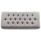 Kinfine Ainsley Storage Bench with Gray Cushion in Dark Walnut, , large