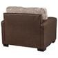 Arapahoe Home Shearling Accent Chair in Fawn, , large