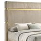 Pacific Landing Lucia 4-Piece King Bedroom Set in Beige, , large