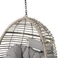 Noble House Layla Hanging Chair in Gray, , large
