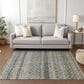 Dalyn Rug Company Burano BU6 10" x 14" Pewter Indoor/Outdoor Area Rug, , large