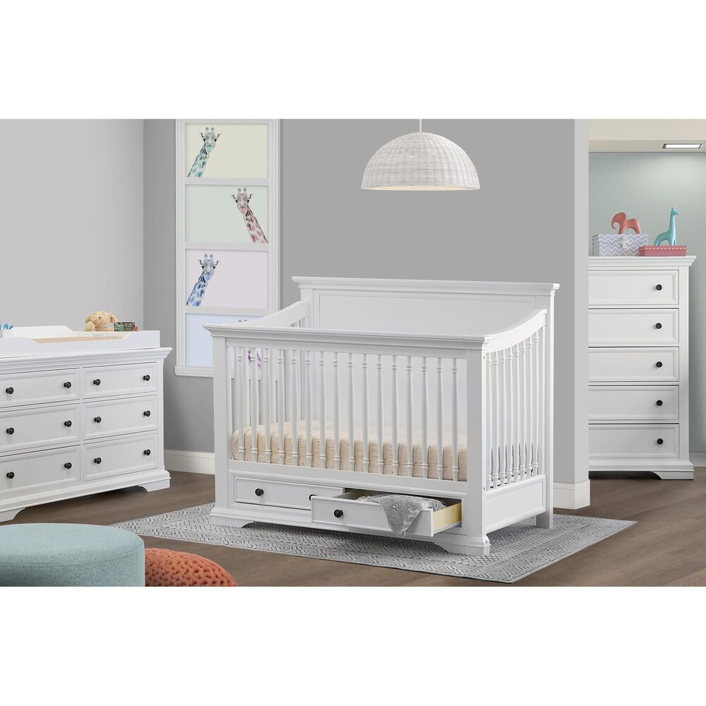 Sorelle Portico 5-Drawer Chest in White, , large