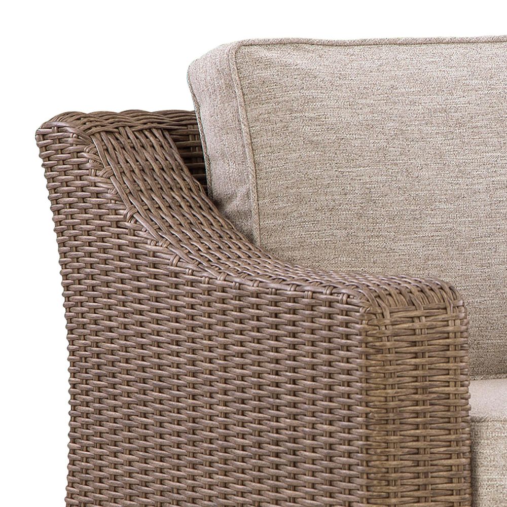 Ashley Laguna Heights Patio Swivel Lounge Chair in Beige, , large