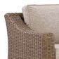 Ashley Laguna Heights Patio Swivel Lounge Chair in Beige, , large