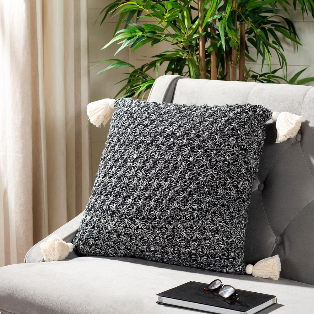 Safavieh Pennie 20&quot; Pillow in Grey, , large