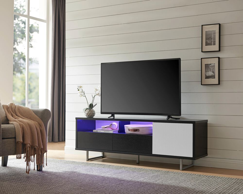 Global Movement TV Stand in Light Maple, , large