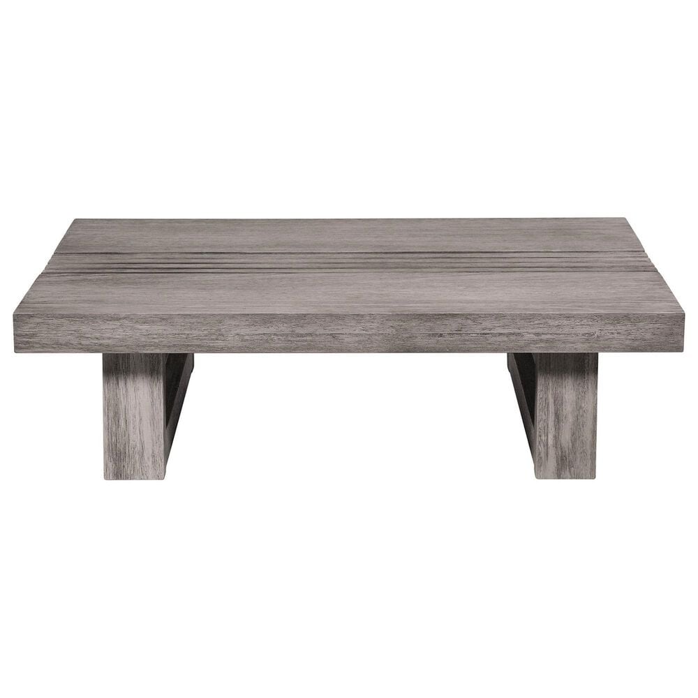 Armen Living Vivid Patio Coffee Table in Light Gray, , large