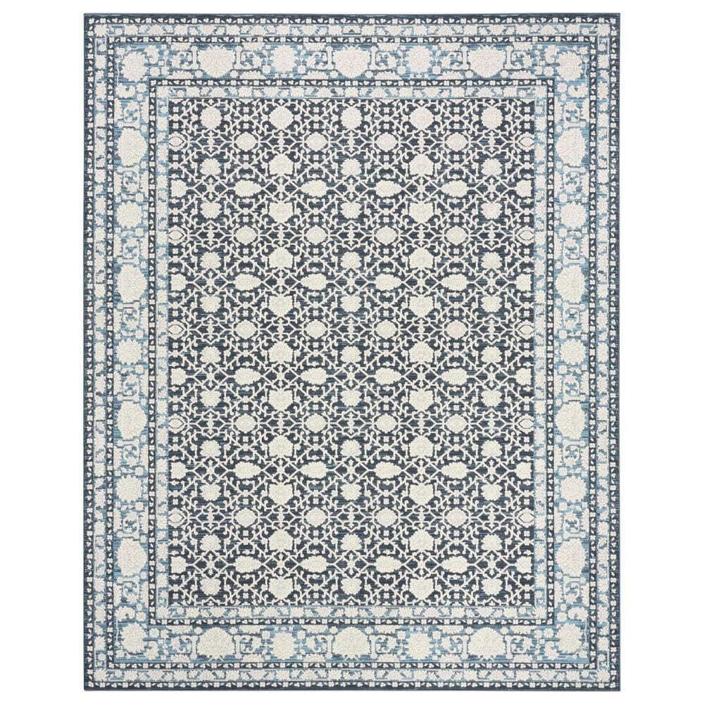 Nourison Grace Blue 7"10" x 9"10" Area Rug, , large