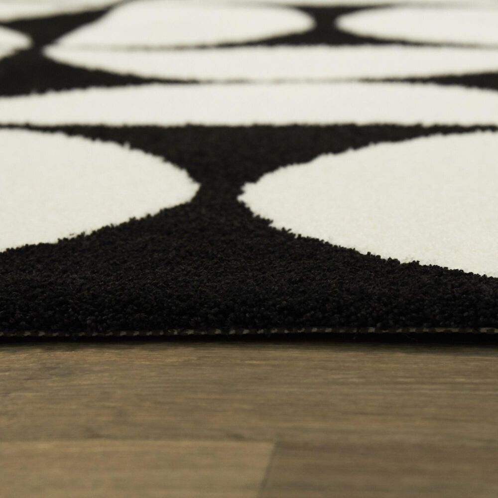 Balta Rugs Bartholdi 5&#39;3&quot; x 7&#39; Black Area Rug, , large