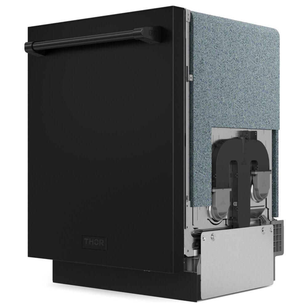 Thor Kitchen Gordon Ramsay 24" Built-In Dishwasher in Matte Black, , large