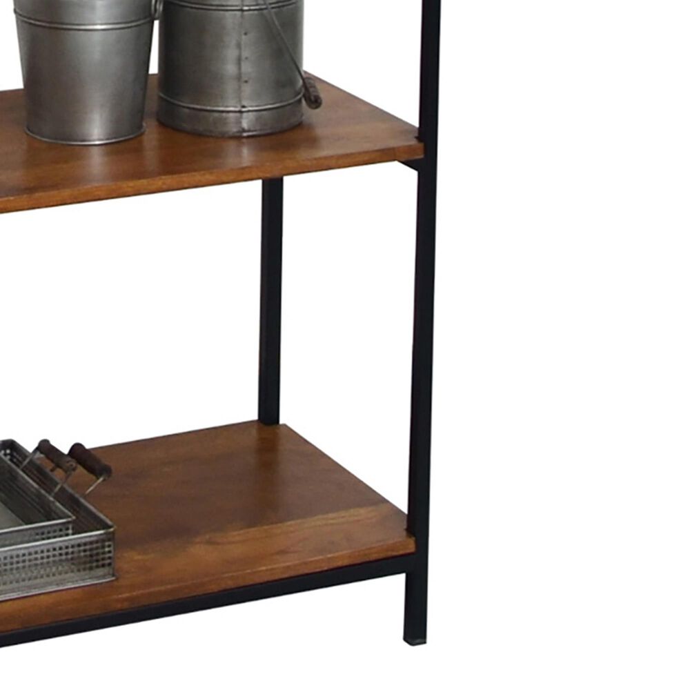 Carolina Chair and Table Brayden Bookcase in Chestnut/Black, , large