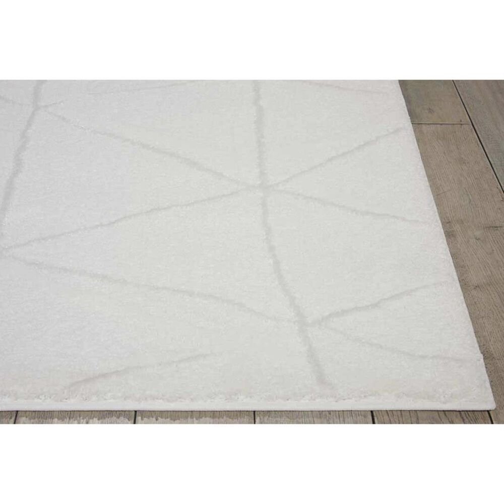 Nourison Ingenue KIH33 5&#39;3&quot; x 7&#39;3&quot; Ivory Area Rug, , large