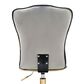 Impressions Vanity Elise Tufted Vanity Chair with Cool Grey Cushion in Gold, , large
