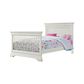 Eastern Shore Olivia 2- Piece Nursery Set with 4- In -1 Convertible Crib and Sealy Crib Mattress in Brushed White, , large