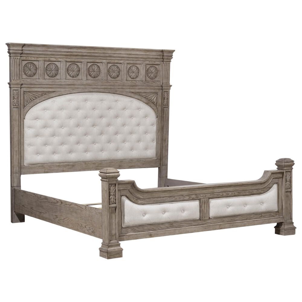 Chapel Hill Kingsbury 3 Piece King Bedroom Set in Gray, , large