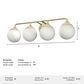 Hunter Hepburn 4-Light Vanity in Painted Modern Brass, , large