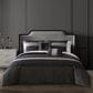Bebejan Kyle 5-Piece Queen Comforter Set in Black and Grey, , large