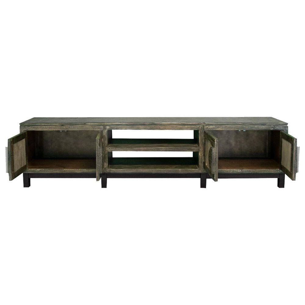 Fallridge Cosala 93&quot; TV Console in Rustic Brown, , large