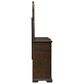 Belle Furnishings Provence Park 3-Piece King Upholstered Shelter Bedroom Set in Chateau Brown, , large
