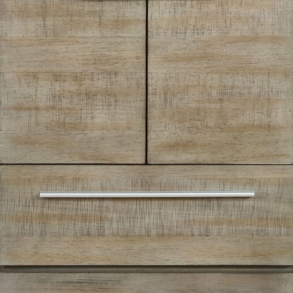 Lexora Home Lafarre 30&quot; Single Bathroom Vanity in Rustic Acacia with 2 cm White Cultured Marble Top and Rectangular Sink, , large