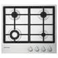 Fisher & Paykel 24" 4 Burner Gas on Steel Cooktop in Stainless Steel With Polished Strip, , large