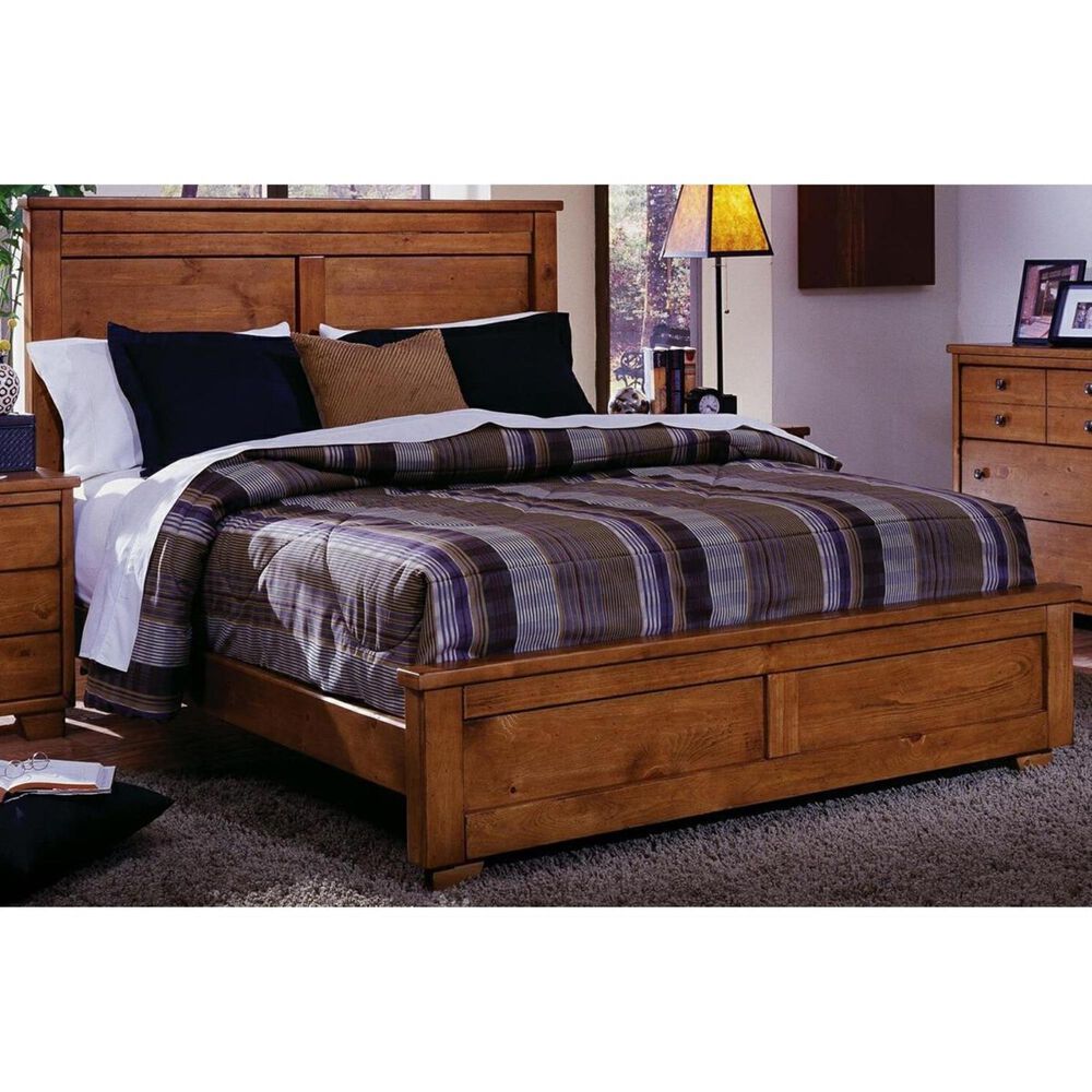 Tiddal Home Diego Queen Bed in Cinnamon Pine, , large
