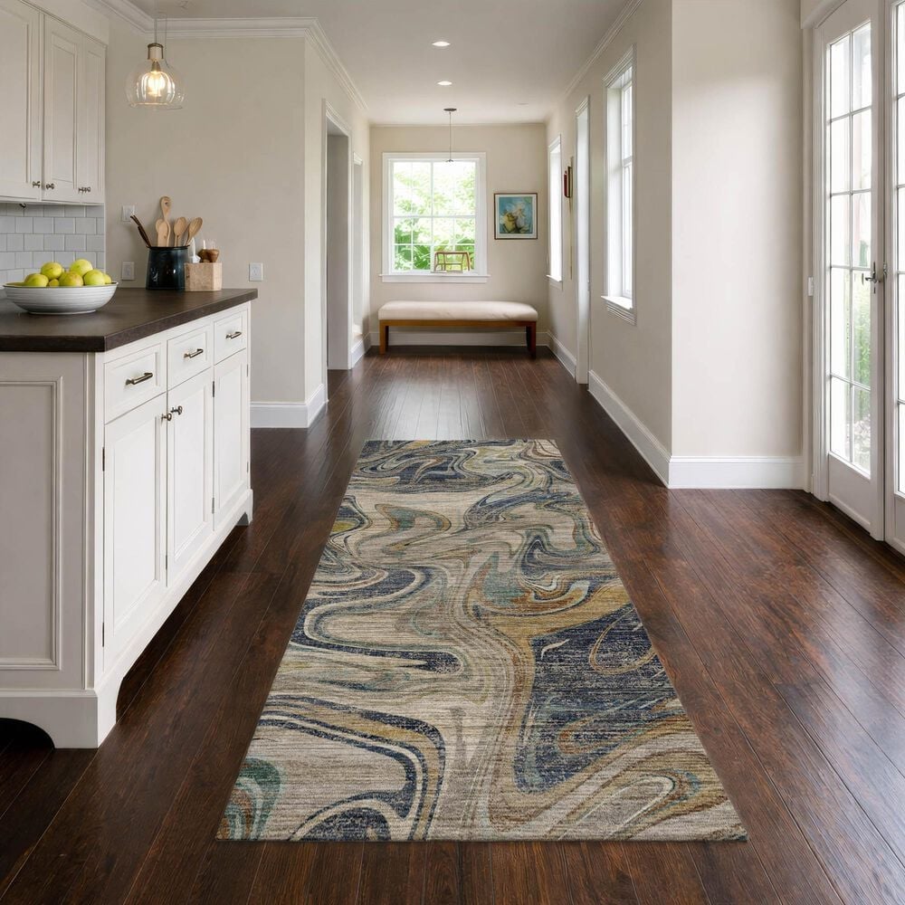 Dalyn Rug Company Nexus NX6 Navy 2'3" x 7'6" Runner, , large