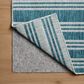 Loloi Easton Teal and Fog 4" x 6" Indoor/Outdoor Area Rug, , large