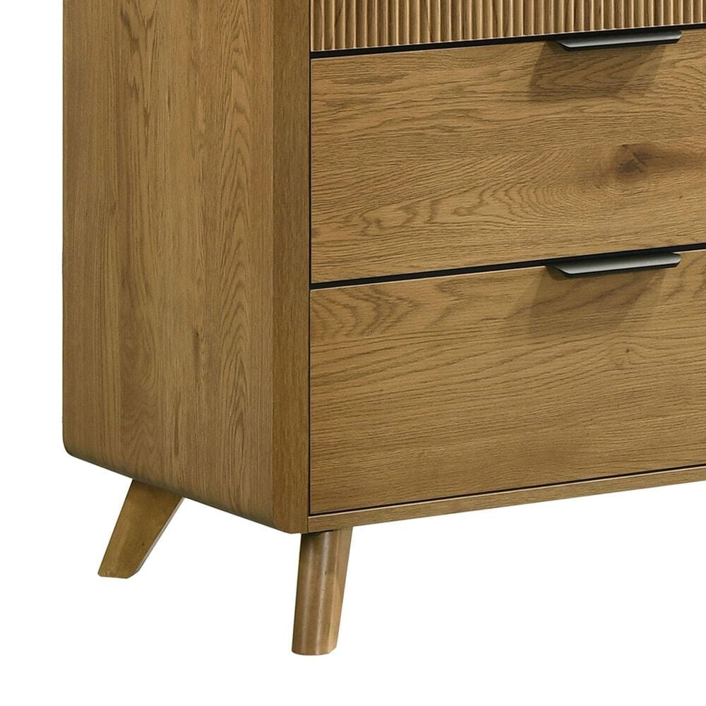 Pacific Landing Bennett 6 Drawer Dresser in Light Oak, , large