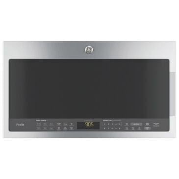 GE Profile 2.1 Cu. Ft. Over the Range Microwave with Sensor in Stainless Steel, , large
