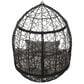 Hearth and Haven Castaic Outdoor Hanging Chair with Cushions in Light Gray, , large