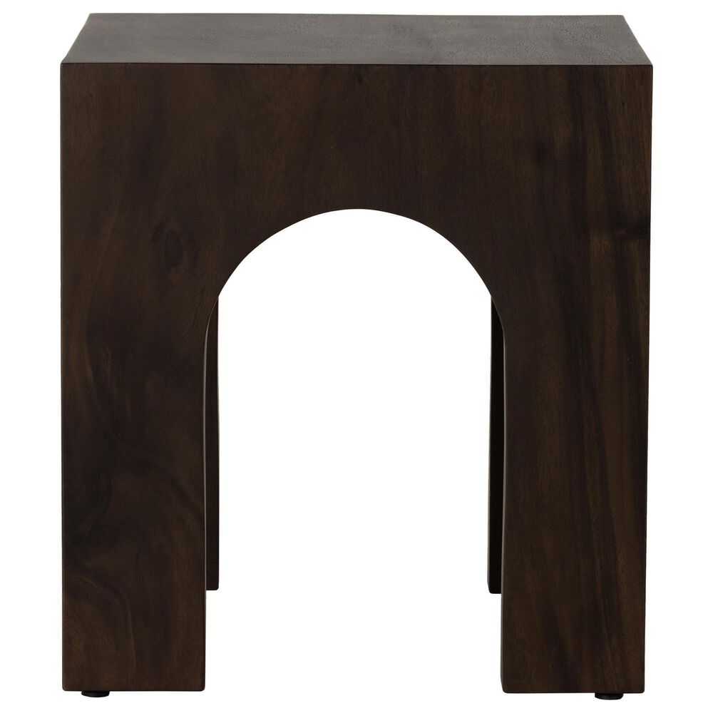 Four Hands Wesson Fausto End Table in Smoked Guanacaste, , large