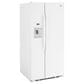GE Appliances 23 Cu. Ft. Side by Side Refrigerator with Energy Star Certified in White, , large
