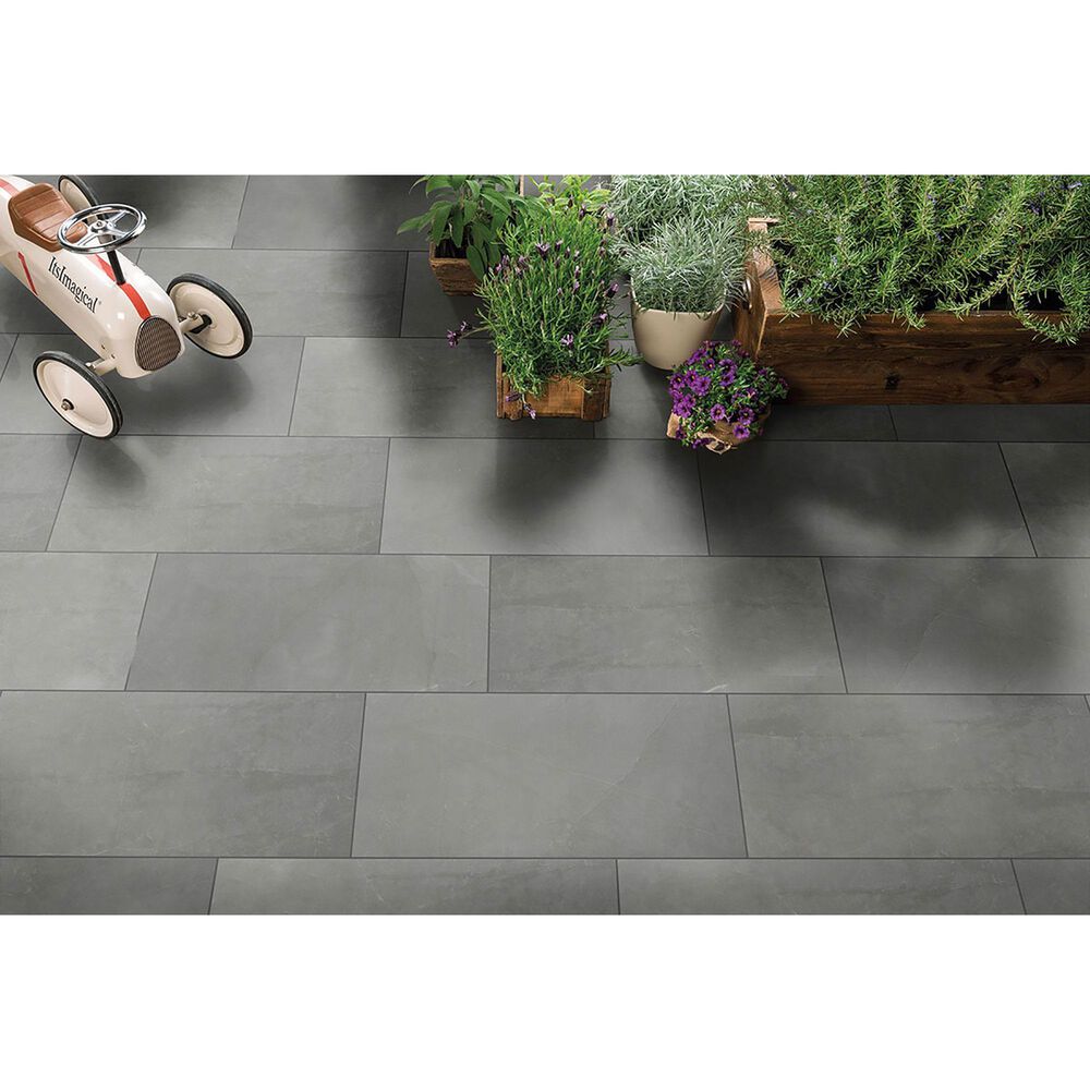 MS International Sande Grey 12&quot; x 24&quot; Polished Porcelain Tile, , large
