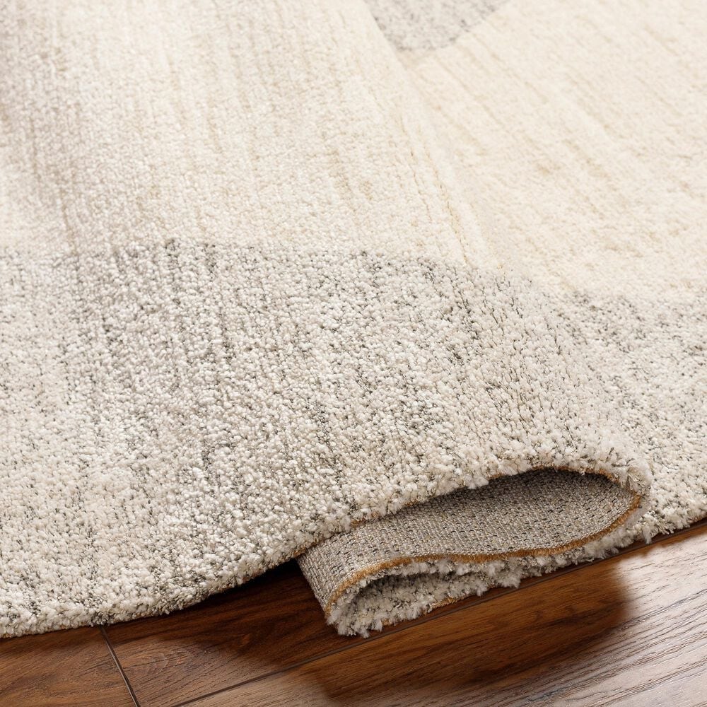 Surya Gavic 7&#39;10&quot; x 10&#39; Medium Gray and Light Beige Area Rug, , large