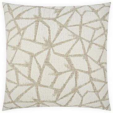D.V.Kap Inc Crackle 24" x 24" Throw Pillow in Vanilla, , large