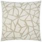 D.V.Kap Inc Crackle 24" x 24" Throw Pillow in Vanilla, , large