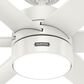 Hunter Solaria 60" Outdoor Ceiling Fan with LED Light in Fresh White, , large
