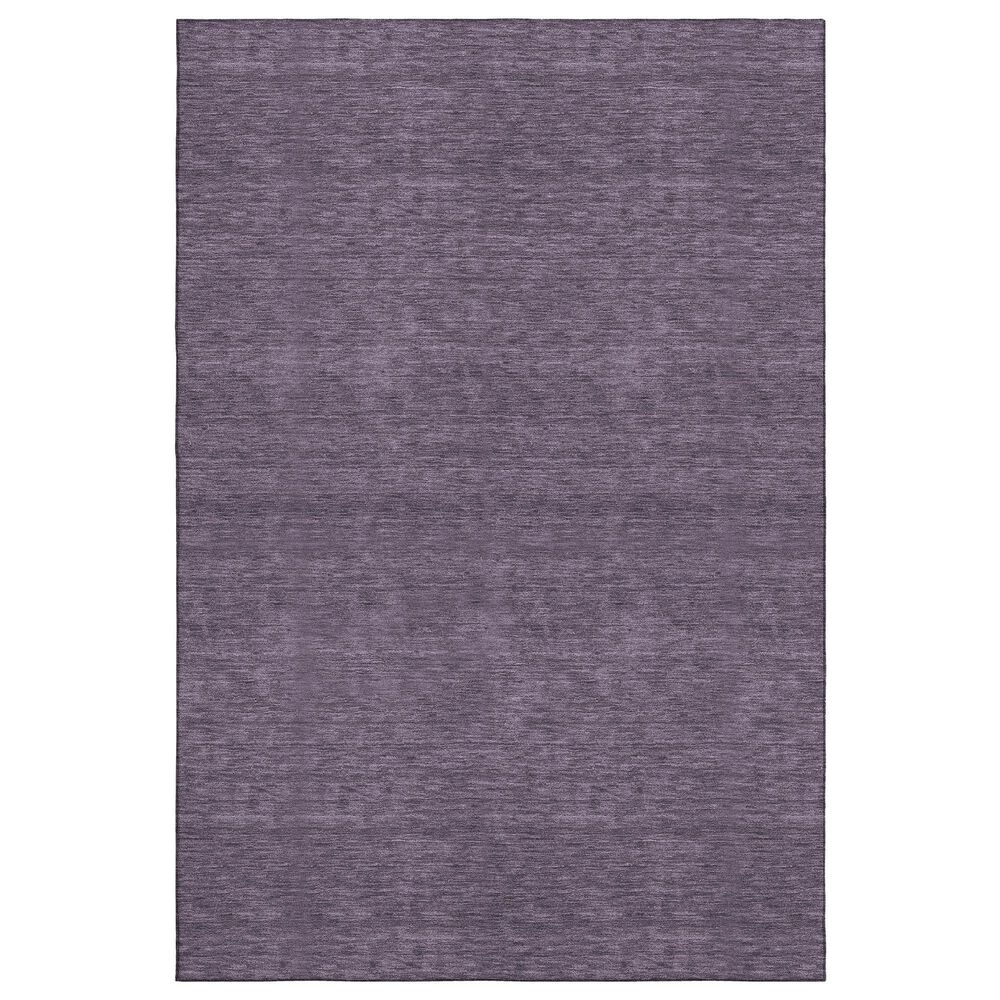 Dalyn Rug Company Soft Essentials Solid Plum 10" x 14" Area Rug, , large